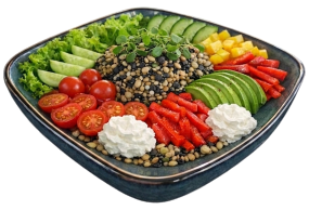 Zelený bezmasý bowl - 400 g.