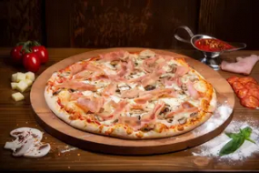 Pizza cu Șuncă și Ciuperci Ø32cm