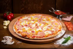 Pizza cu Șuncă și Porumb Ø40cm