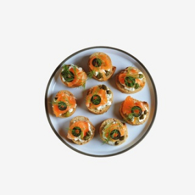 Bruschete cu Somon & Philadelphia