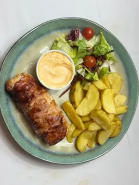 Rulou de Curcan cu Gorgonzola și Cartofi