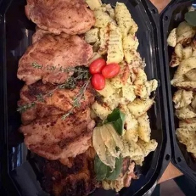 Pulpă de Pui Dezosată cu Garnitură | 2h