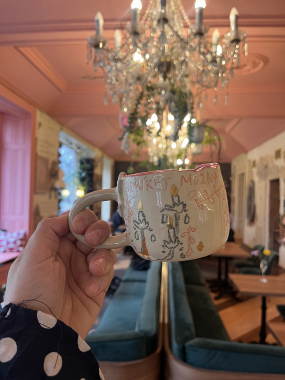 Hrneček na cappuccino s ouškem