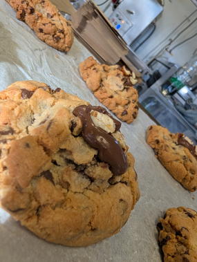 Cookie framboise 