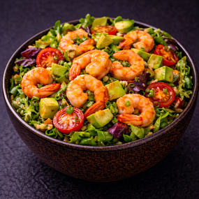 Salata cu creveti si avocado 