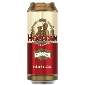 Hostan hradní 11° plech  0,5L