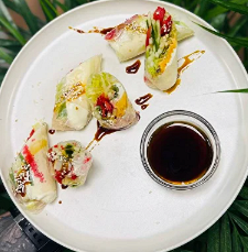 Čerstvé jarní závitky