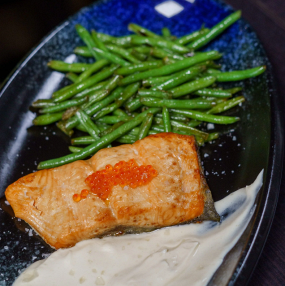 Losos se smetanovo-rybí omáčkou 150g