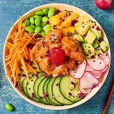 Poké bowl saumon