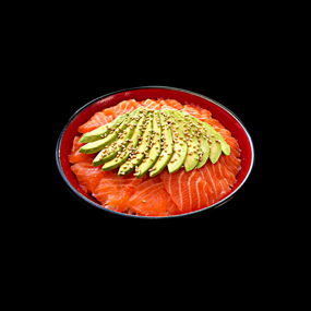 Chirashi saumon-avocat 