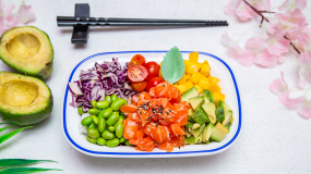 Poké bowl Saumon