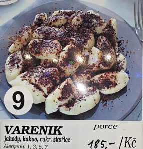 Vareniky - sladké s jahodou