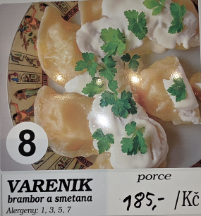 Vareniky - smetana