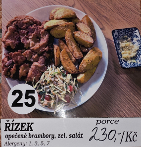 Vepřový řízek velký