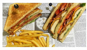 Crispy Chicken sandwich s hranolkami (z týždňovej ponuky) (1,3,7)