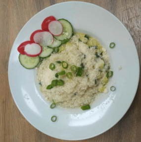 Krémové cuketové rizoto, soup