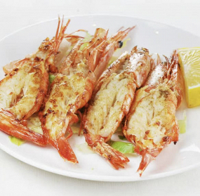 75. GAMBERONI ALLA GRIGLIA 4PZ