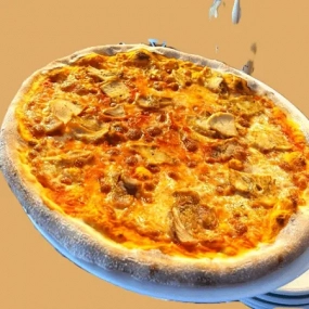 Pizza kebab drobiowy