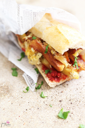 sandwich frites omelette