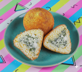 Arancini épinards mozzarella 