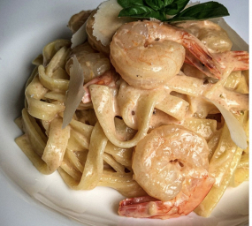 Penne cu Creveți Black Tiger