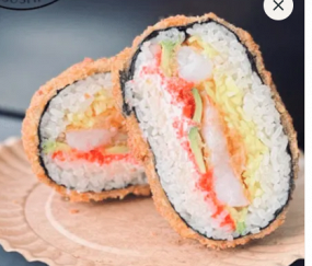 ▪️Burger z krewetką w panko