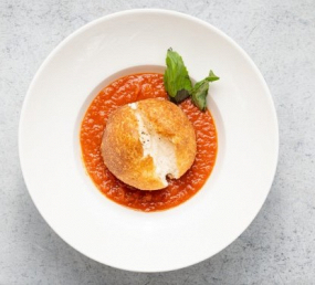 Burrata al’ forno con sugo