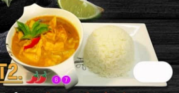 T2.Tofu na červeném kari s rýží