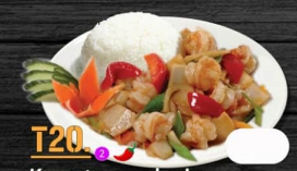 T20.Krevety se zeleninou po thajsku s rýží