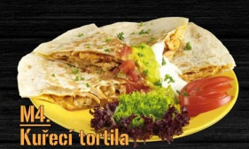 M4. Kuřecí tortila