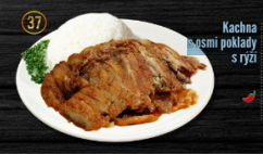 37. Kachna sosmi poklady s rýži