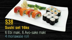 S38. Sushi set 16ks