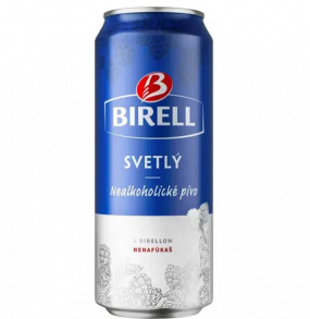 Birel světlý sklo nealkoholické