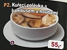 P2. Kuřecí.polévka.s bambusem a houbami