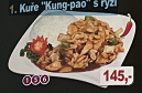 1. Kuře "Kung-pao" s rýží
