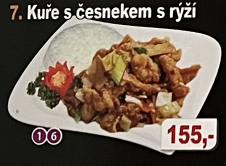 7. Kuře s česnekem s rýží