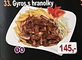 33. Gyros s hranolky