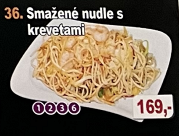 36. Smažené nudle s krevetami