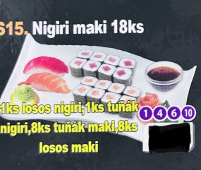 S15. Nigiri maki 18ks