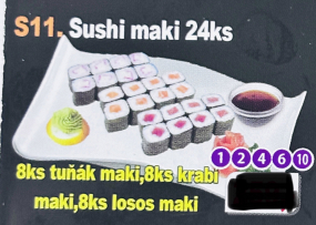 S11. Sushi maki 24ks