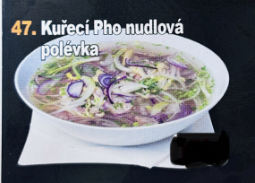 47. Kuřecí Pho nudlová polevka