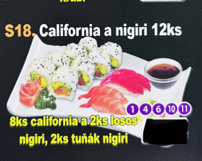 S18. California a nigiri 12ks