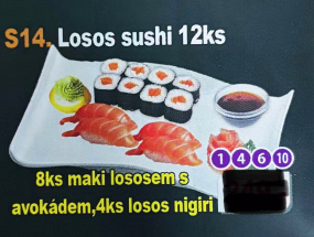 S14. Losos sushi 12ks