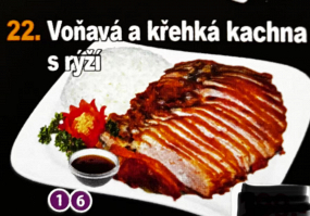 22. Voňavá a křehká kachna s rýží 
