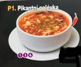 P1. Pikantní polévka