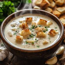 Fokhagymakrém leves 