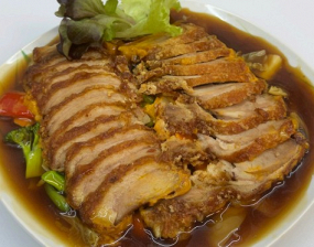 57. kachna se zeleninou