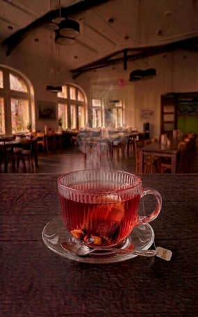 Čaj porcovaný: ovocný / Tee in Beuteln: Früchtetee 0,4l