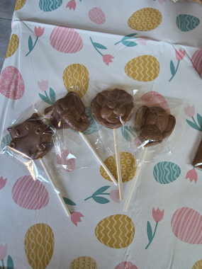 sucette chocolat au lait 