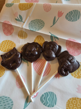 sucette chocolat noir 